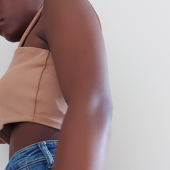 Tan Crop Top - Picture 3 of 5